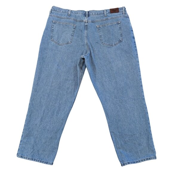 L.L. Bean 44x29 Comfort Waist Jeans Regular Fit Medium Wash 100% Cotton Denim - Picture 3 of 12